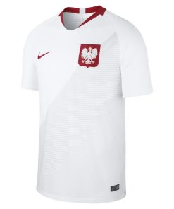 2018 Poland Stadium Home - fodboldtrøje til mænd - Hvid
