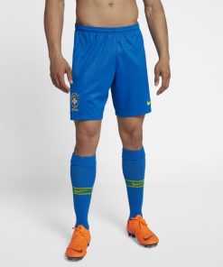 2018 Brasil CBF Stadium Home-fodboldshorts til mænd - Blå