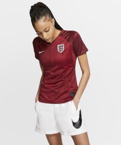 England 2019 Stadium Away-fodboldtrøje til kvinder - Rød