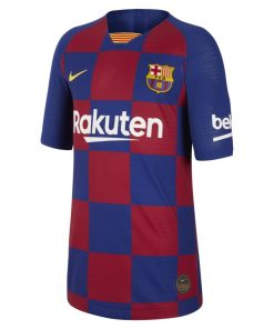 FC Barcelona 2019/20 Vapor Match Home-fodboldtrøje til store børn - Blå