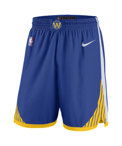Golden State Warriors Icon Edition Nike NBA Swingman-shorts til mænd - Blå