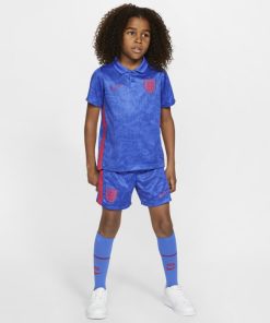 England 2020 Away-fodboldsæt til mindre børn - Blå
