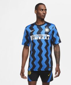 Inter Milan 2020/21 Stadium Home-fodboldtrøje til mænd - Blå