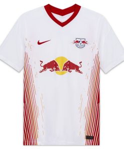 RB Leipzig 2020/21 Stadium Home-fodboldtrøje til mænd - Hvid