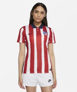 Atlético de Madrid 2020/21 Stadium Home-fodboldtrøje til kvinder - Rød