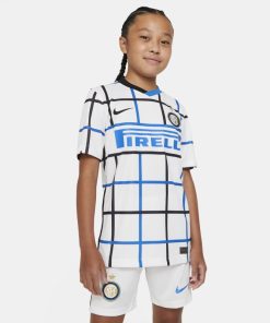 Inter Milan 2020/21 Stadium Away-fodboldtrøje til store børn - Hvid