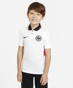 2020/21 Eintracht Frankfurt Stadium Away-fodboldtrøje til store børn - Hvid