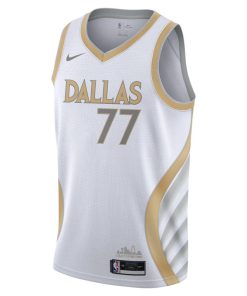 Dallas Mavericks City Edition Nike NBA Swingman-trøje - Hvid