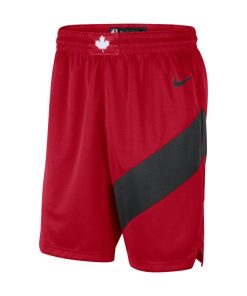 Toronto Raptors Icon Edition 2020 Nike NBA Swingman-shorts til mænd - Rød