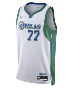 Dallas Mavericks City Edition Nike Dri-FIT NBA Swingman-trøje - Hvid