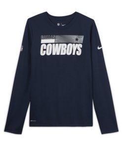 Nike Legend Sideline (NFL Dallas Cowboys)-T-shirt til store drenge - Blå