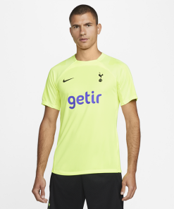 Kortærmet Tottenham Hotspur Strike Nike Dri-FIT-fodboldtrøje - Gul