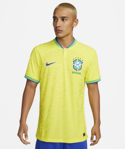 Brasilien 2022/23 Match Home-Nike Dri-FIT ADV-fodboldtrøje til mænd - Gul