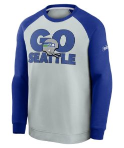 Nike Historic Raglan (NFL Seahawks)-sweatshirt til mænd - Grå