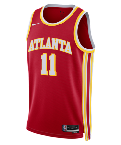 Atlanta Hawks Icon Edition 2022/23 Nike Dri-FIT NBA Swingman-trøje - Rød