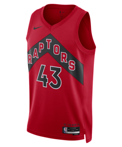 Toronto Raptors Icon Edition 2022/23 Nike Dri-FIT NBA Swingman-trøje - Rød
