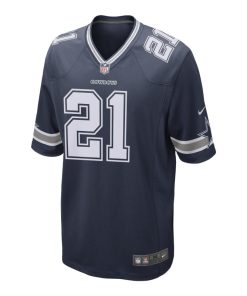 NFL Dallas Cowboys (Ezekiel Elliott)-fodboldtrøje til mænd - Blå