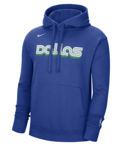 Dallas Mavericks City Edition Nike NBA-pullover-hættetrøje i fleece til mænd - Blå