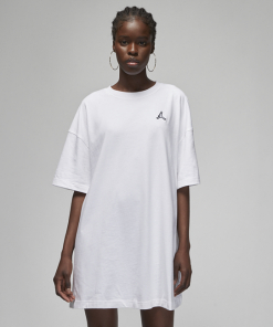 Jordan Essentials-T-shirtkjole til kvinder - Hvid