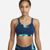 Justerbar Nike Alpha Icon Clash-sports-bh med indlæg og højt støtteniveau til kvinder - Blå