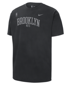 Brooklyn Nets Courtside Max 90 Nike NBA-T-shirt til mænd - Sort