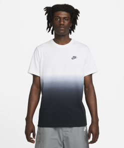 Dip-dyed Nike Sportswear Essentials+-T-shirt til mænd - Hvid