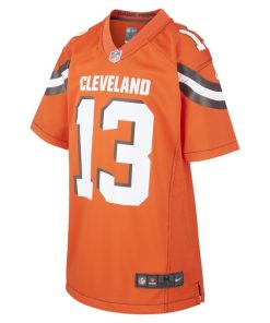 NFL Cleveland Browns (Odell Beckham Jr.)-spilletrøje til store børn - Orange